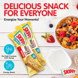 SKIPPY Creamy Peanut Butter Wafer Bars, Banana Flavor with Real Fruit & Oats, 6 Individually Wrapped Bars (7.8 oz Box)