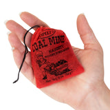 Coal Mine Naughty Black Nugget Gum - 4 Bags In Decorative Plaid Holiday Packaging