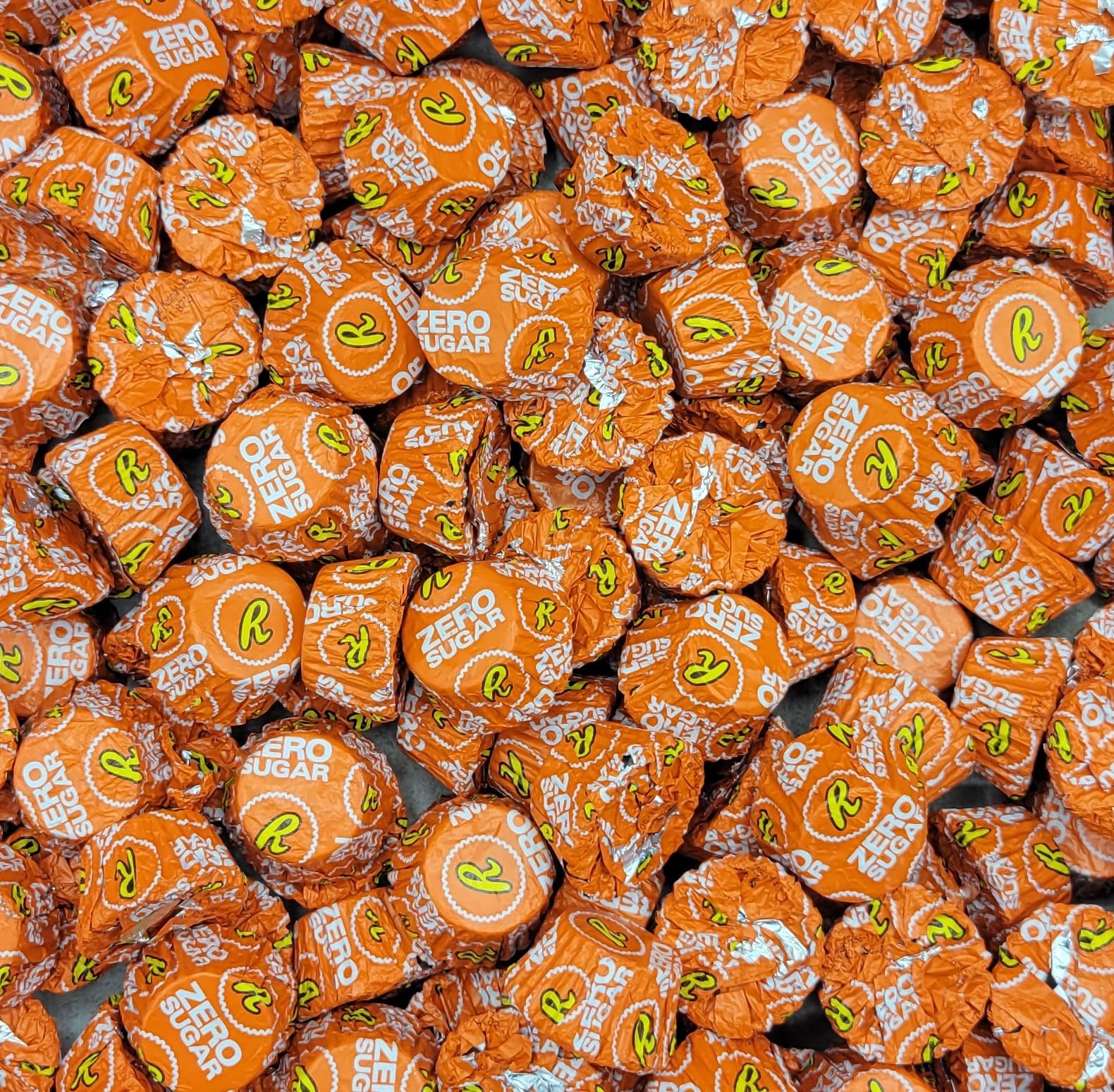 Resse's Zero Sugar Miniatures Chocolate Peanut Butter Cups, 1 Pound Individually Wrapped Candy, Bulk Pack, Sugar Free Chocolate Peanut Butter Candy