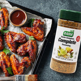 Badia Complete Seasoning Salt-Free, 4.25 oz - All-Purpose Spice Blend of Garlic, Onion, Pepper, Herbs & Spices - Savory Signature Blend (with No Salt)