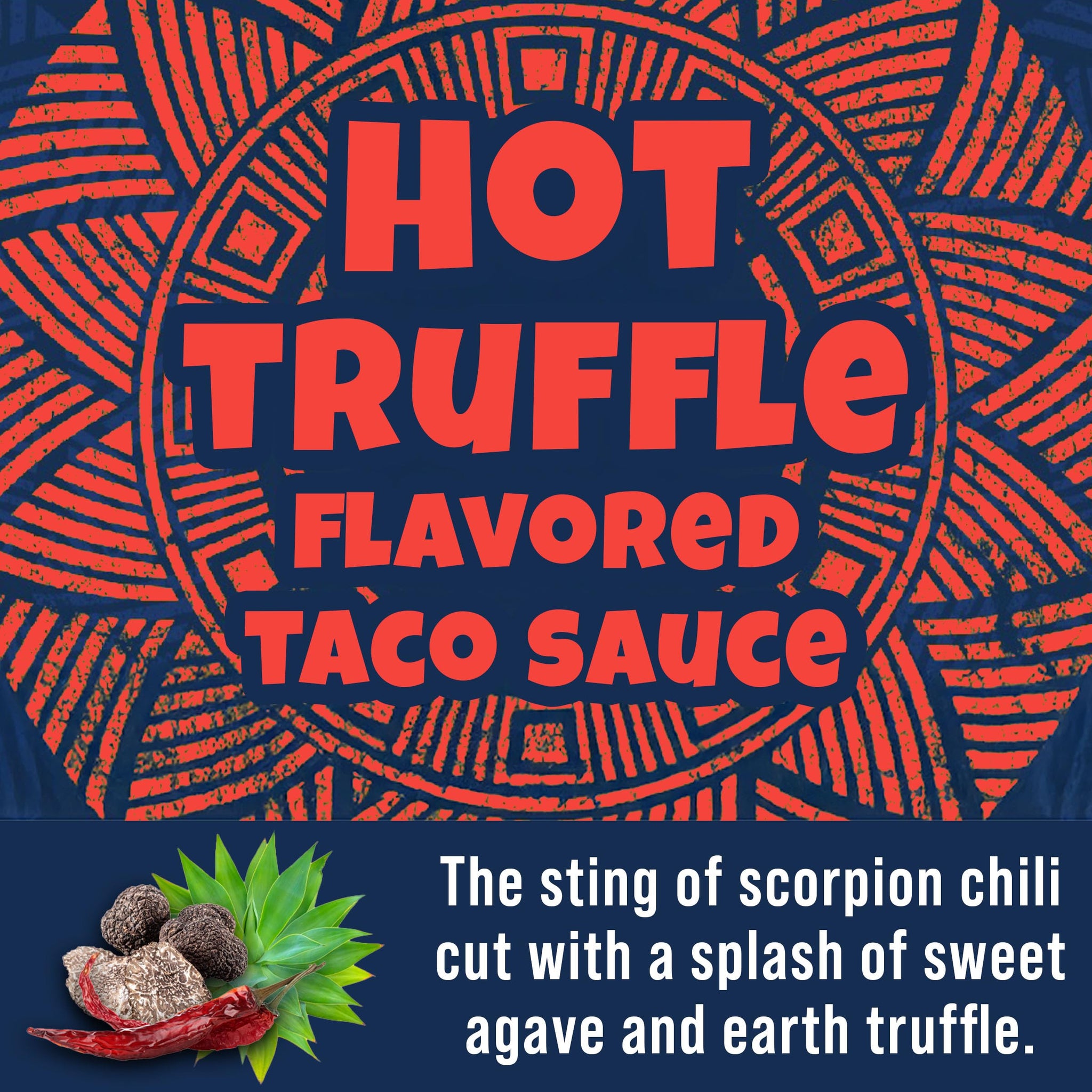 Ortega Hot Truffle Taco Sauce, Sweet and Spicy Sauce and Marinade, 8 Ounce