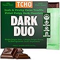 Tcho, Organic Dark Duo Filled Dark Chocolate, 2.47 Ounce