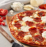 Spicy Pepperoni & Ricotta Thin Crust Pizza