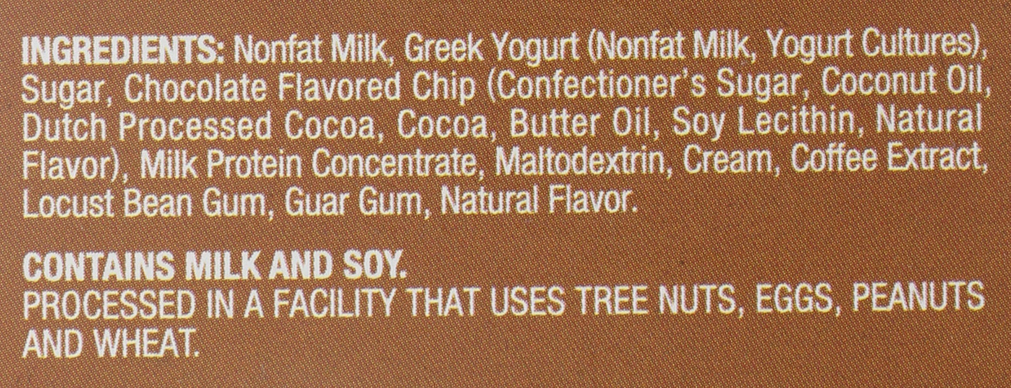 Yasso Frozen Greek Yogurt Bars Coffee Chocolate Chip Bars 4 Count for a ridiculously creamy frozen snack made with the goodness of greek yogurt 3.5fl