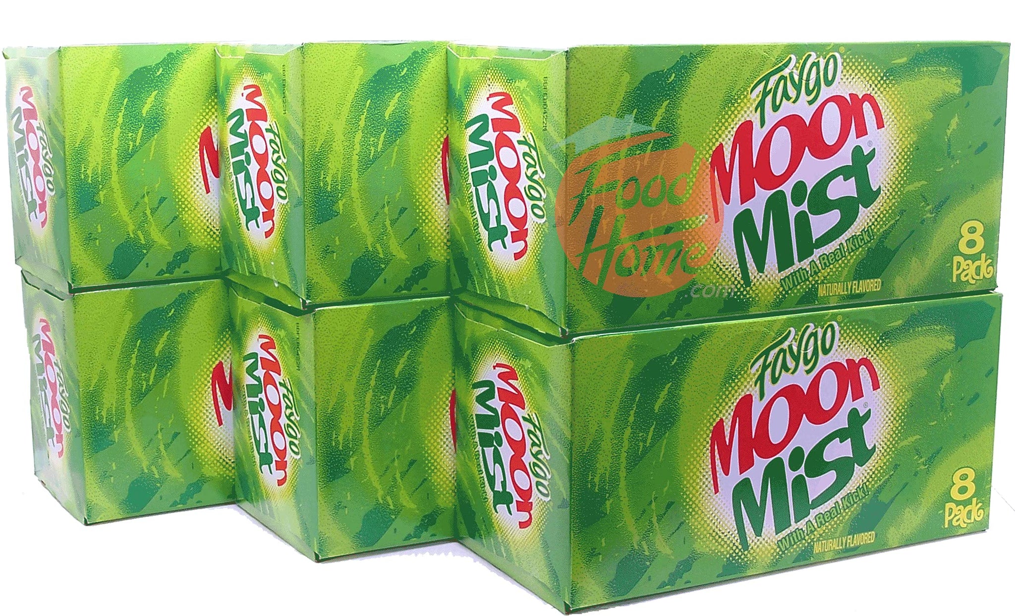 Faygo Moon Mist! citrus flavored soda pop. 8-pack 12-fl. oz. cans in box (1)