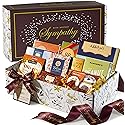 Broadway Basketeers Sympathy Gift Basket - Deluxe Gourmet Delight Condolence & Bereavement Care Package with Kosher Snacks - Thoughtful Gift for Loss