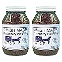 Amish Pie Filling - TWO 32 Oz Jars (Blackberry)