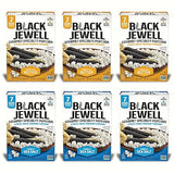 Black Jewell Gourmet Microwave Popcorn Variety Pack with Touch of Butter and Simply Sea Salt (Pack of 6)