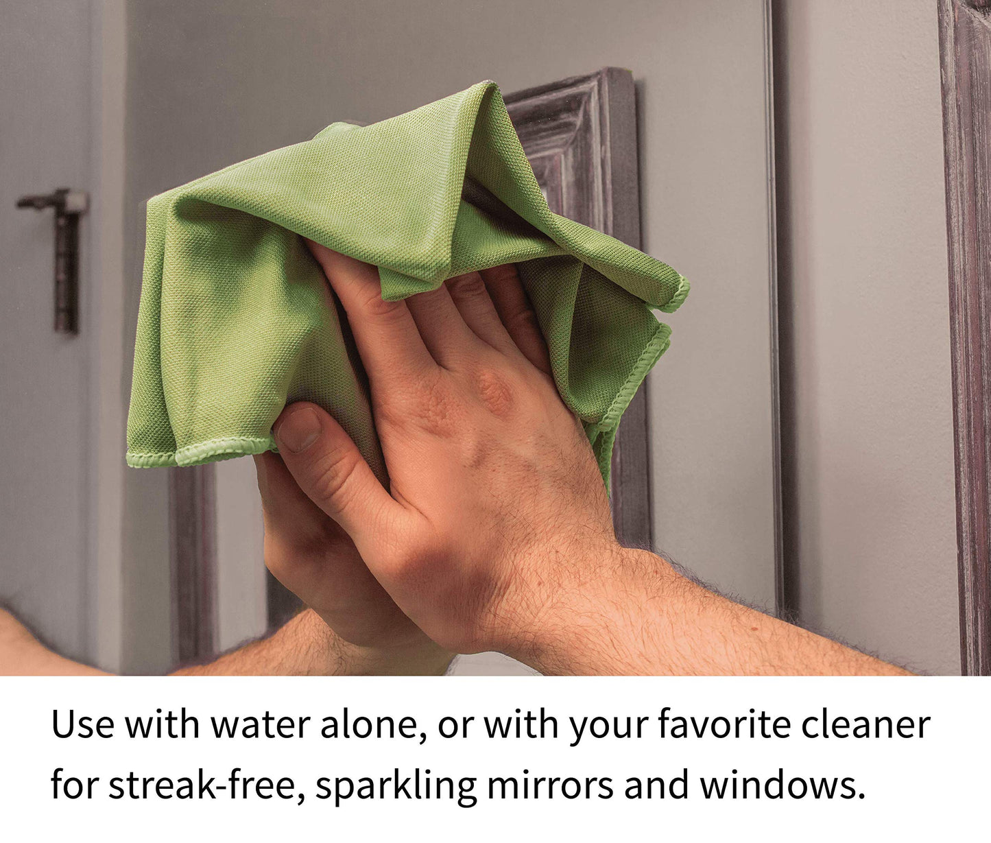 UUC Microfiber Cleaning Cloth, Pack of 14, 13"x13", Lint Streak Free Cleaning Rags with 7 Color Assorted