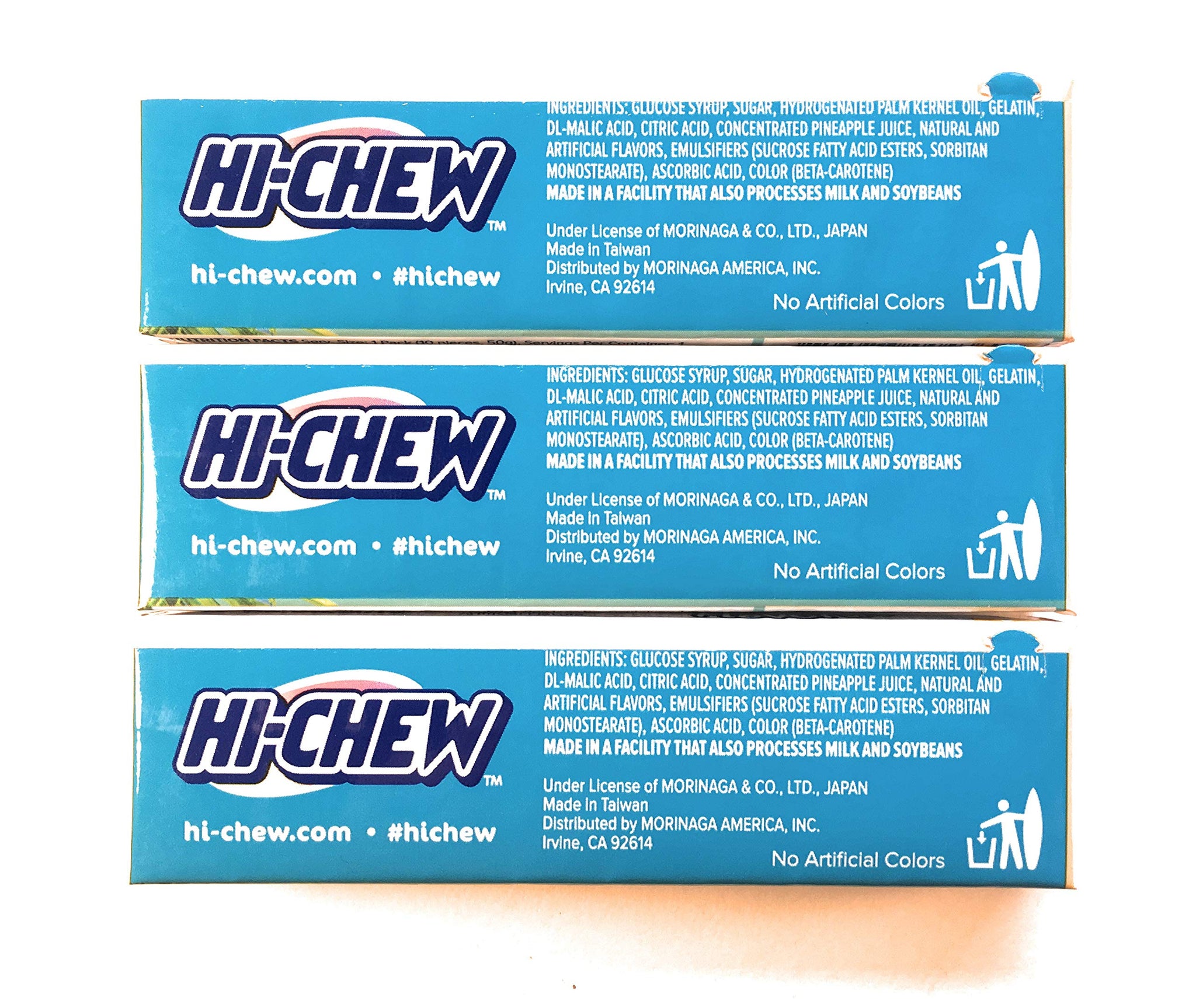 Morinaga Hi-Chew Pineapple Fruit Chews (3 pack)