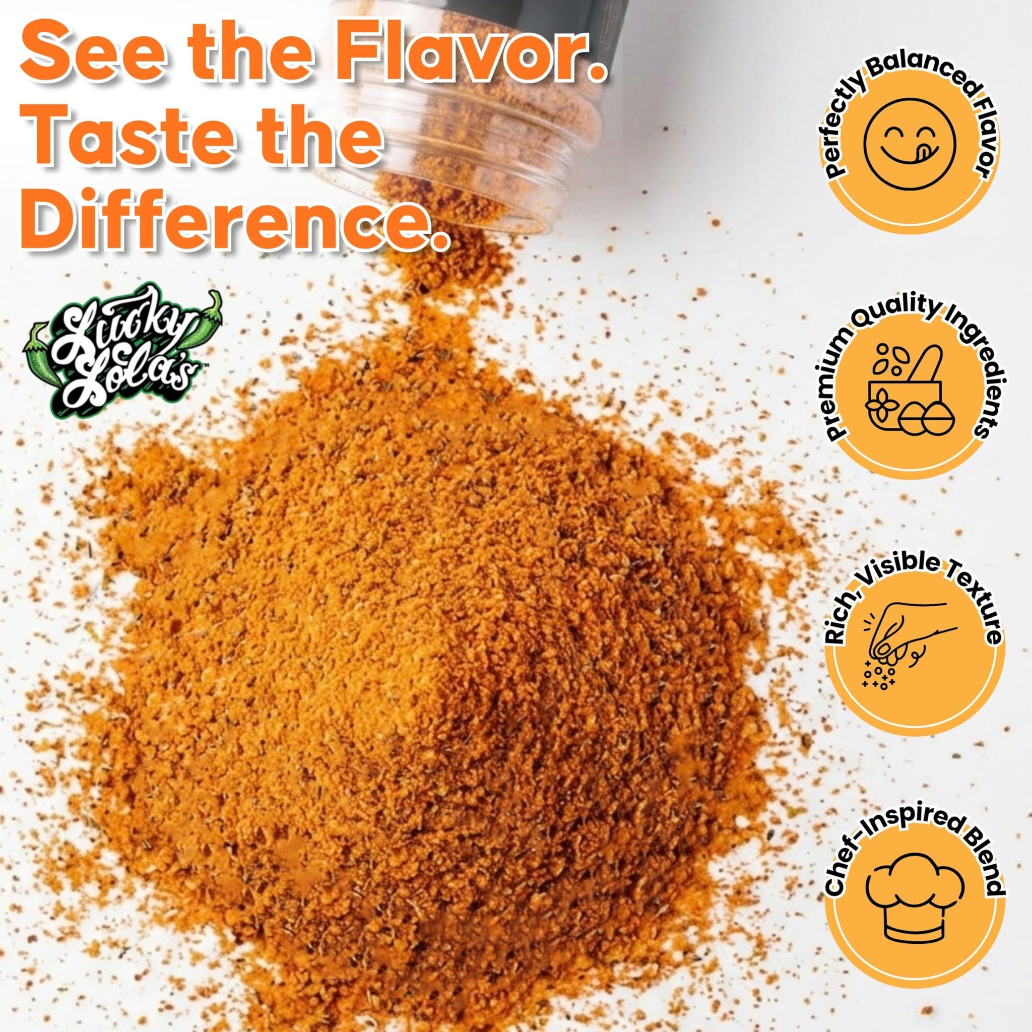 Lucky Lola's Fantastic Salmon Rub - Gourmet All-Natural Dry Rub | Perfect Salmon Seasoning for Grilling, Baking, Smoking, Pan Searing & Air Frying |