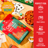 CHUZA Spicy Trail Mix Variety Pack (Barrio + Tropical + Clasico, 4 oz. Pack of 3) - Mexican Snacks Style Sweet Chili Nuts & Dried Fruit, Spicy Nuts