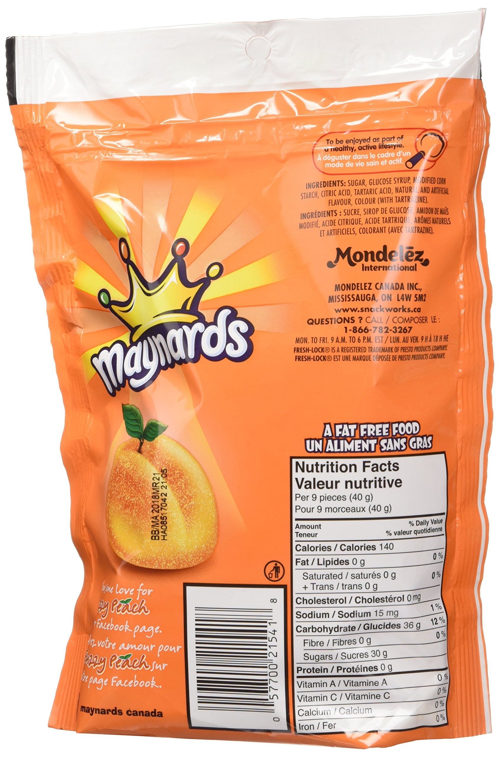 Maynards Fuzzy Peach 355g (12.5oz)