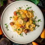 6 Boxes of Artisanal Handcrafted Ravioli for a Taste of Italian Tradition | Roasted Corn Flavor | 24 Count per Box - Crafted with Passion and Care |