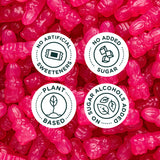 SmartSweets Berry Bunnies Easter Candy, 1.8oz (Pack of 14),Gummy Candy with Low Sugar, Low Calorie, No Artificial Sweeteners, Plant-Based