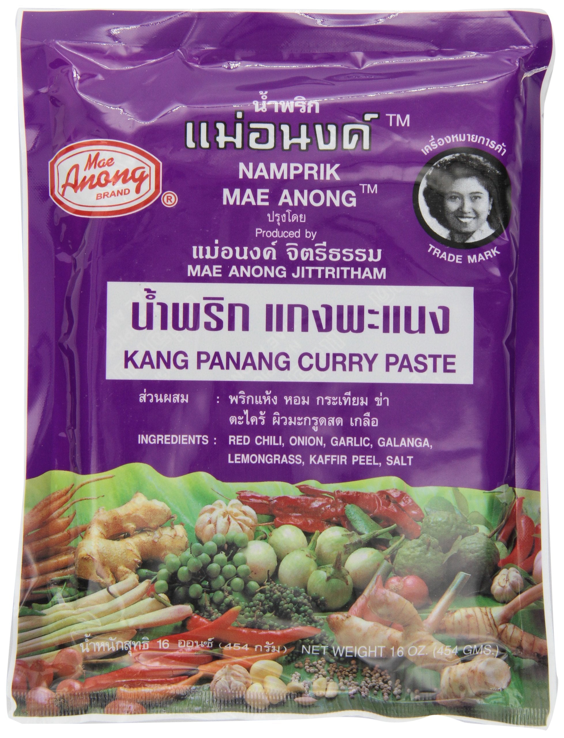 Mae Anong Panang Curry Paste, 16-Ounce