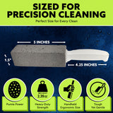 PUMIE Pumice Stone Toilet Bowl Cleaner (1-Pack) - Heavy Duty Scouring Stick for Toilet - Pumice Stone for Cleaning Rings, Bowls, Hard Water Stains