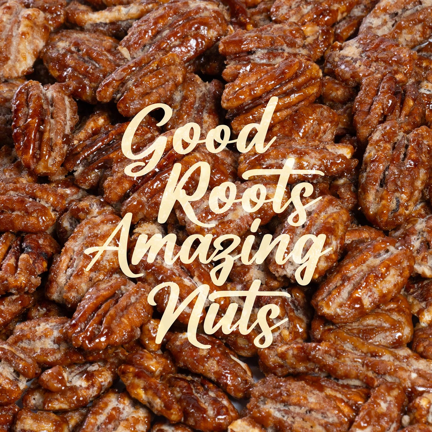 Honey Glazed Pecans 5 oz - Caramelized Pecans with Real Honey, Crunchy & Sweet Roasted Nuts Snack in Resealable Pouch - Gourmet Glazed Pecan Halves by