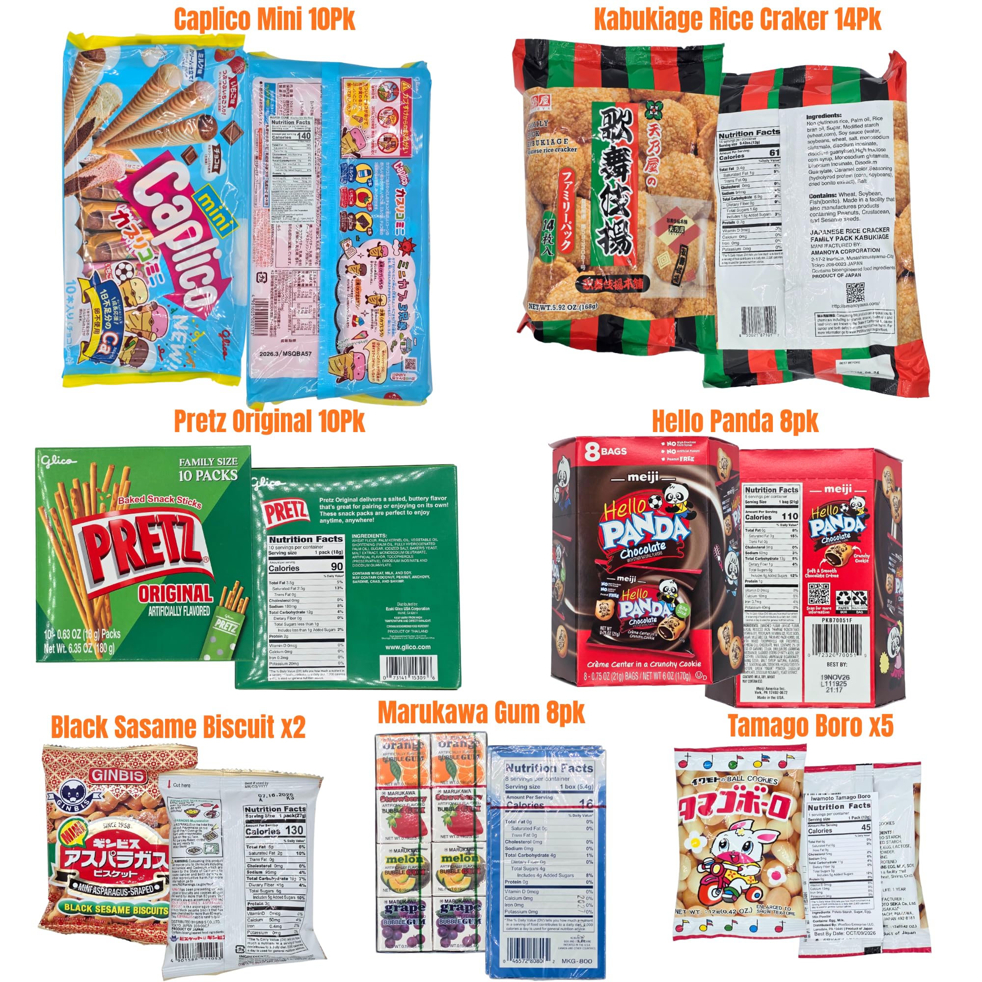 SNACKZON - Mega Variety Pack of Japanese & Korean Treats, Chips, Ramen, Candy & Cookies - Ultimate Gift Care Package for College Students, Office