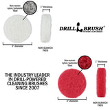 Non Scratch Soap Scum Removal Rotary MINI Scrub Pads 3 inch