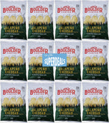 Boulder Canyon | Jalapeno Cheddar | Kettle Style Potato Chips| 1.5 Ounce | Pack of 12 Bundled by SUPERDEALS with Mystery Bonus Gift