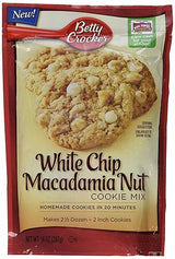 Betty Crocker White Chip Macadamia Cookie Mix, 14 Oz (3 Packs)