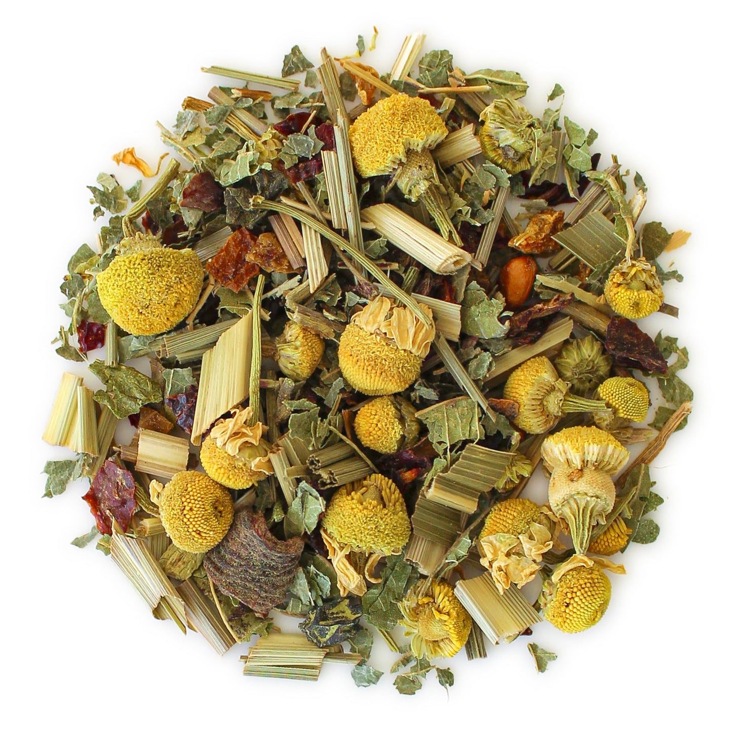 Teabloom Nocturne Calm Loose Leaf Herbal Tea with Chamomile, Citrus & Botanicals | Caffeine-Free Evening Blend | Canister Makes 35-50 Cups |