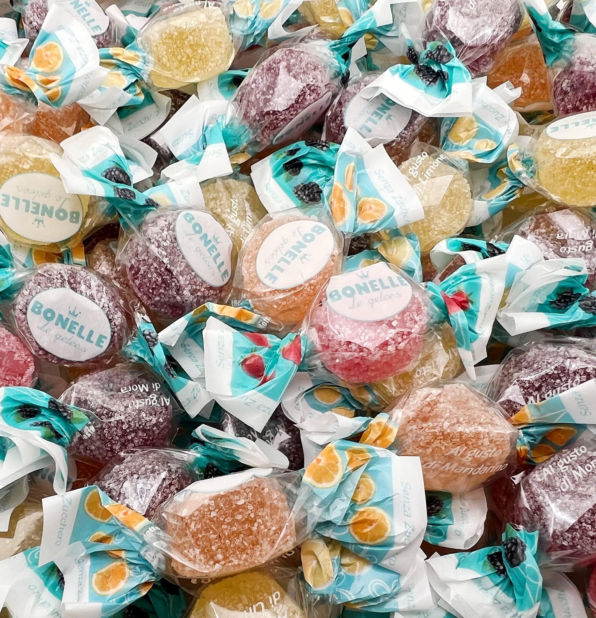 Sugar?Free Fruit Jelly Candy - Bulk 2.2 lb Bag, Assorted Fruit-Flavored Soft Chews, Low?Sugar/Diabetic?Friendly Treat, Individually Wrapped