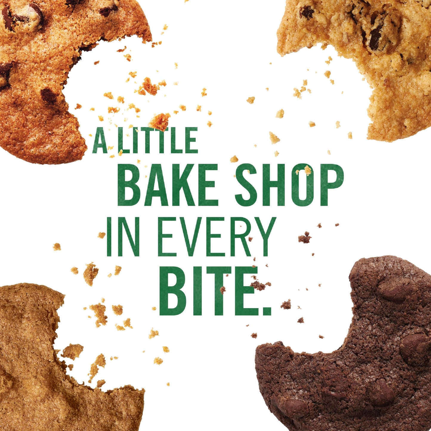 Tate's Bake Shop Gluten Free Cookies Variety Pack, Oatmeal Raisin, Ginger Zinger, Double Chocolate Chip, and Chocolate Chip Cookies, 4-7 oz Bags