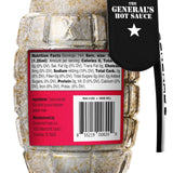 The General’s Hot Sauce, A Salt Weapon, 6 oz, Spicy Habanero Pepper Gourmet Sea Salt Seasoning, 2/5 Heat Rating, All-Natural, Great Gift & Grill