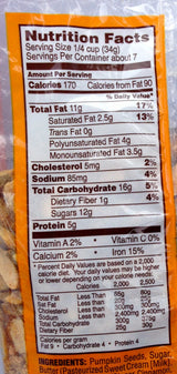 Trader Joes Pumpkin Spiced Pumpkin Seeds 2 Packs 8oz. Each Bag - Total 2 Items