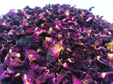 Red Rose Petals - Pure, All Natural & Edible Rose Petals - Dried Flower Petals for Herbal Tea, Decoration, Rose Sprinkles, Topping on Cupcakes