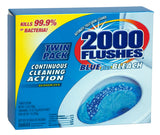 2000 Flushes Blue Plus Bleach Automatic Toilet Bowl Cleaner, 3.5 OZ TWIN-PACK (PACK OF 1), Net Weight: 7 Ounce