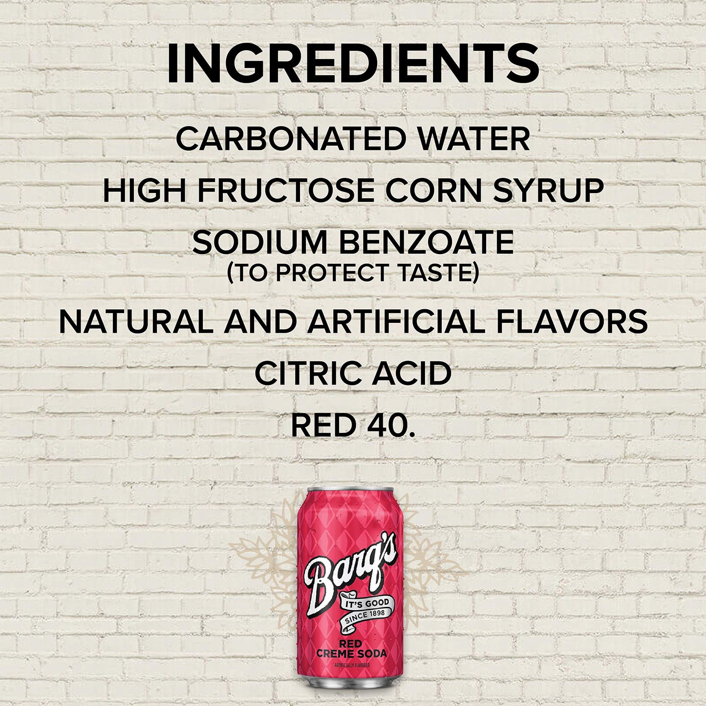 Barq's Red Creme Soda Soft Drink, 12 Fl Oz, 36 Pack, Red Creme, 12 Fl Oz () , 12 Fl Oz (Pack of 1)