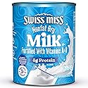 Swiss Miss Shelf Stable Nonfat Dry Powdered Milk, Hot Cocoa Bar Supplies, 45.43 oz. Canister - Fortified with Vitamins A and D, Excellent Source of Calcium