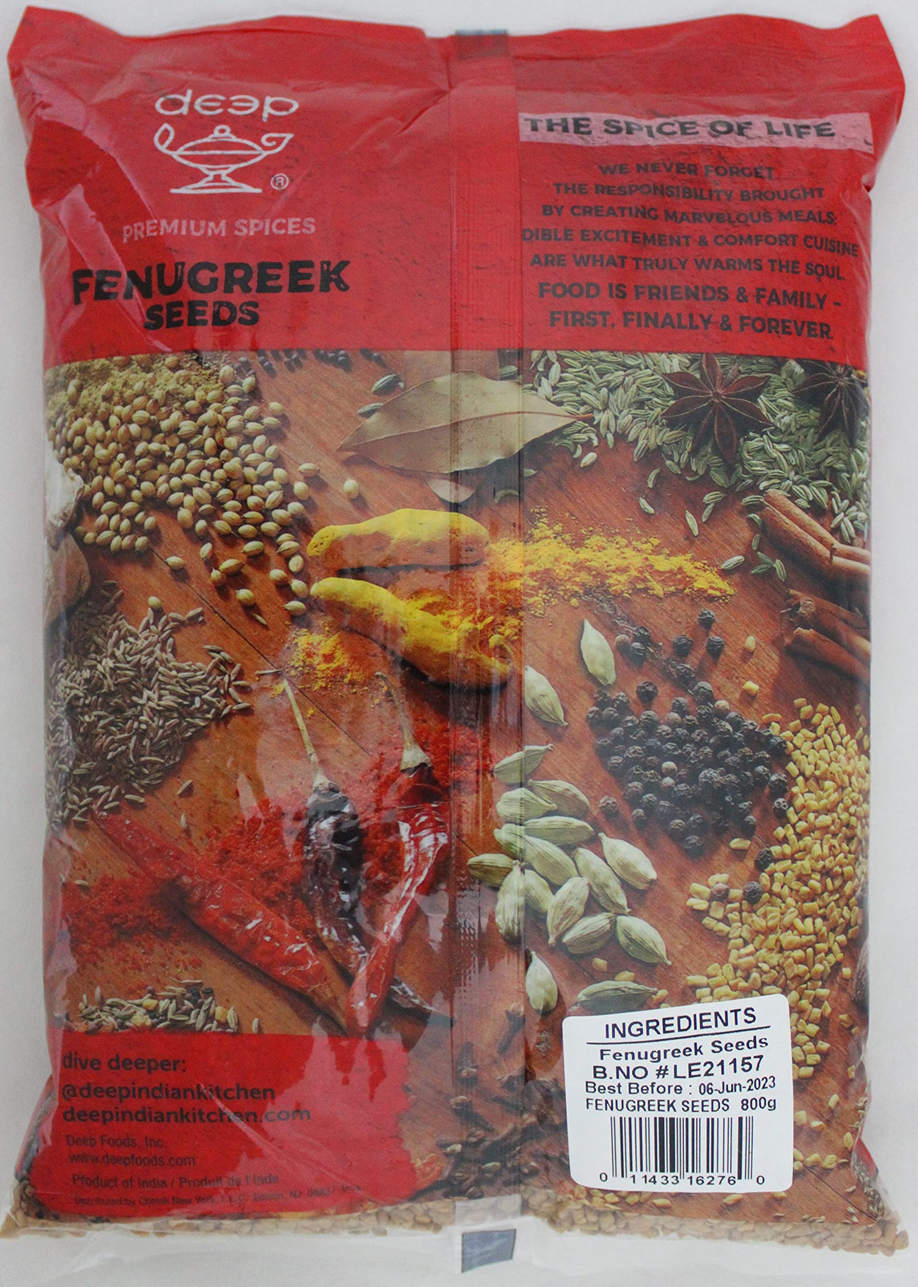 Fenugreek Seeds 28.2 Oz
