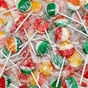 Fruit Lollipops | 80 Count - 2 Lb Box | Lollipops Individually Wrapped | Assorted Flavors Hard Candy Individually Wrapped | Fruit Suckers for Party