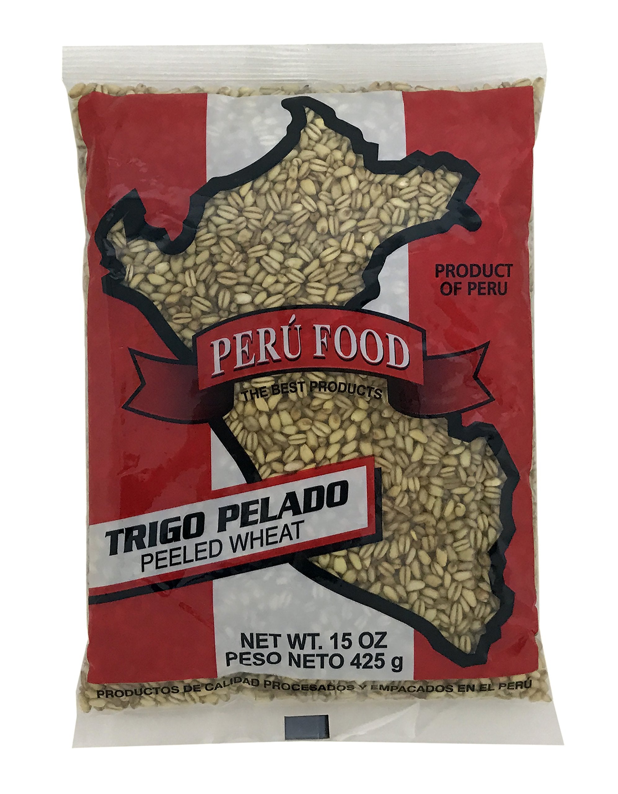 Peru Food Trigo Pelado Peeled Wheat 15 Oz.