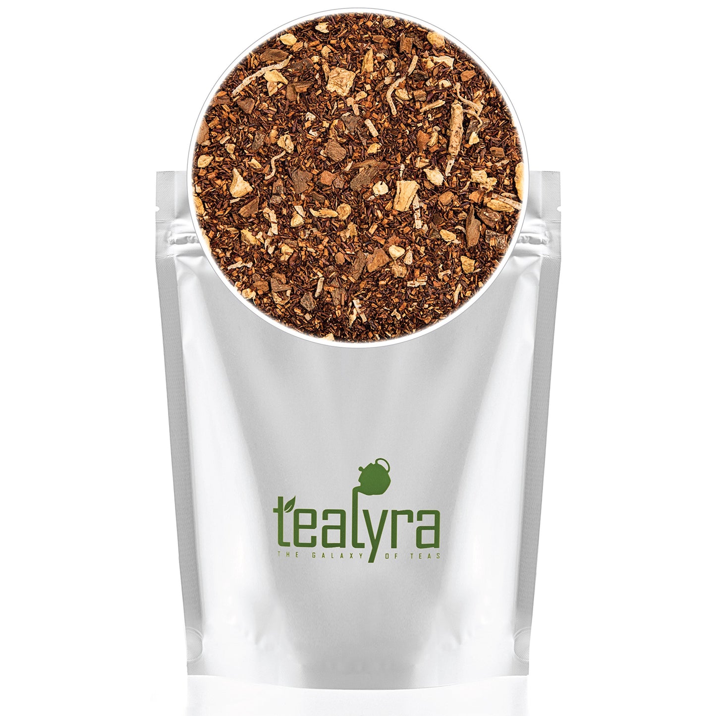 Tealyra - Rooibos Coconut Vanilla Chai - Ginger and Cinnamon with Red Bush Rooibos Herbal Loose Leaf Tea - Antioxidants Rich - Caffeine-Free - 220g
