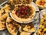 Premium Hummus & Tahini Seasoning Topper by SPICE + LEAF - Vegan Kosher Pesticide Free - Spice blend for Hummus, Tahini, Guacamole, Eggs, Salad, Fish
