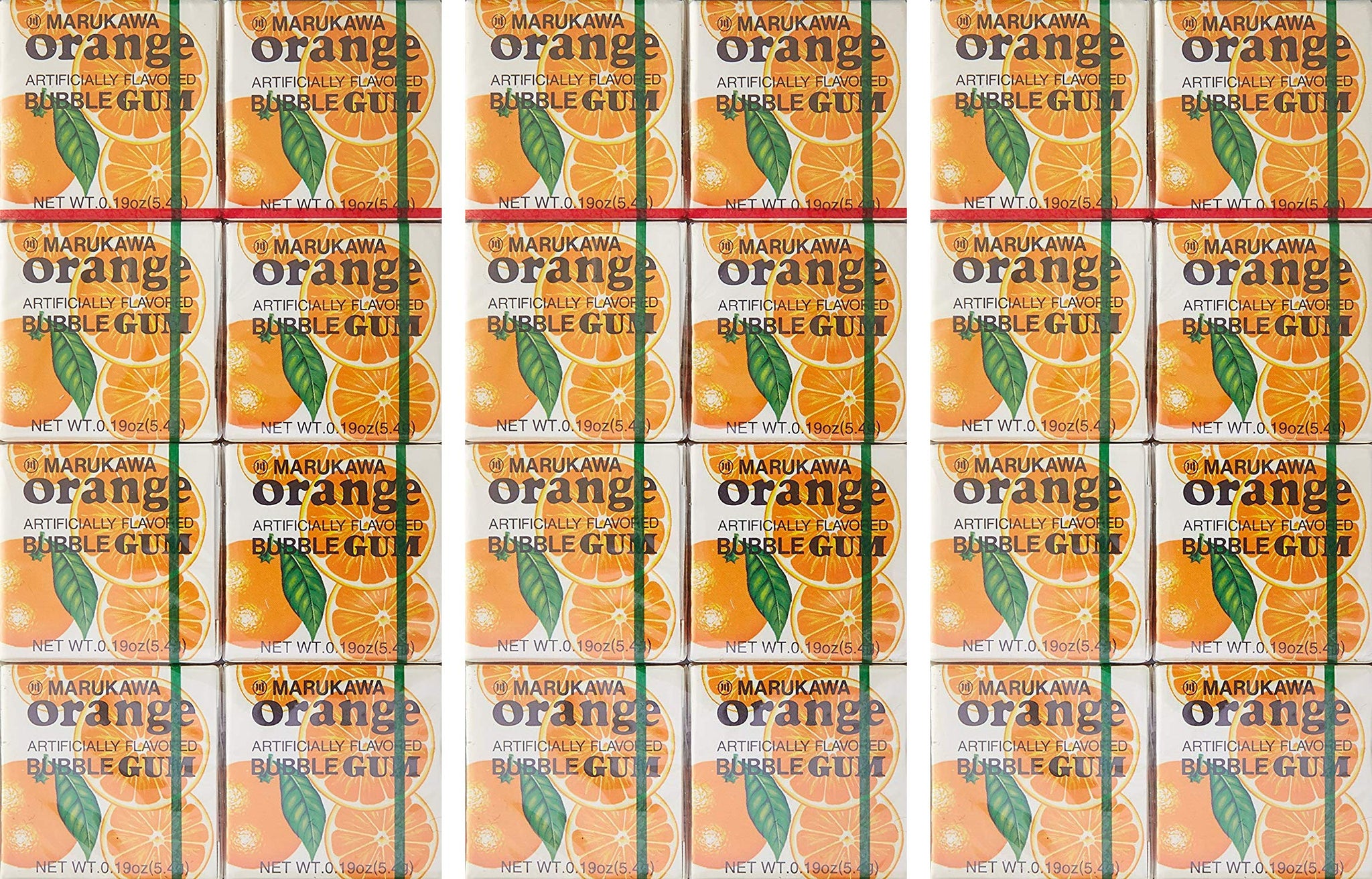 Marukawa Bubble Gum Orange 1.52oz (3 Pack)