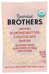 Bearded Brothers, Bar Food Almond Butter Chocolate Awesome Organic, 1.52 Ounce