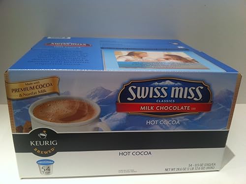 Swiss Miss Milk Chocolate K-Cups for Keurig Brewers (54 Count)
