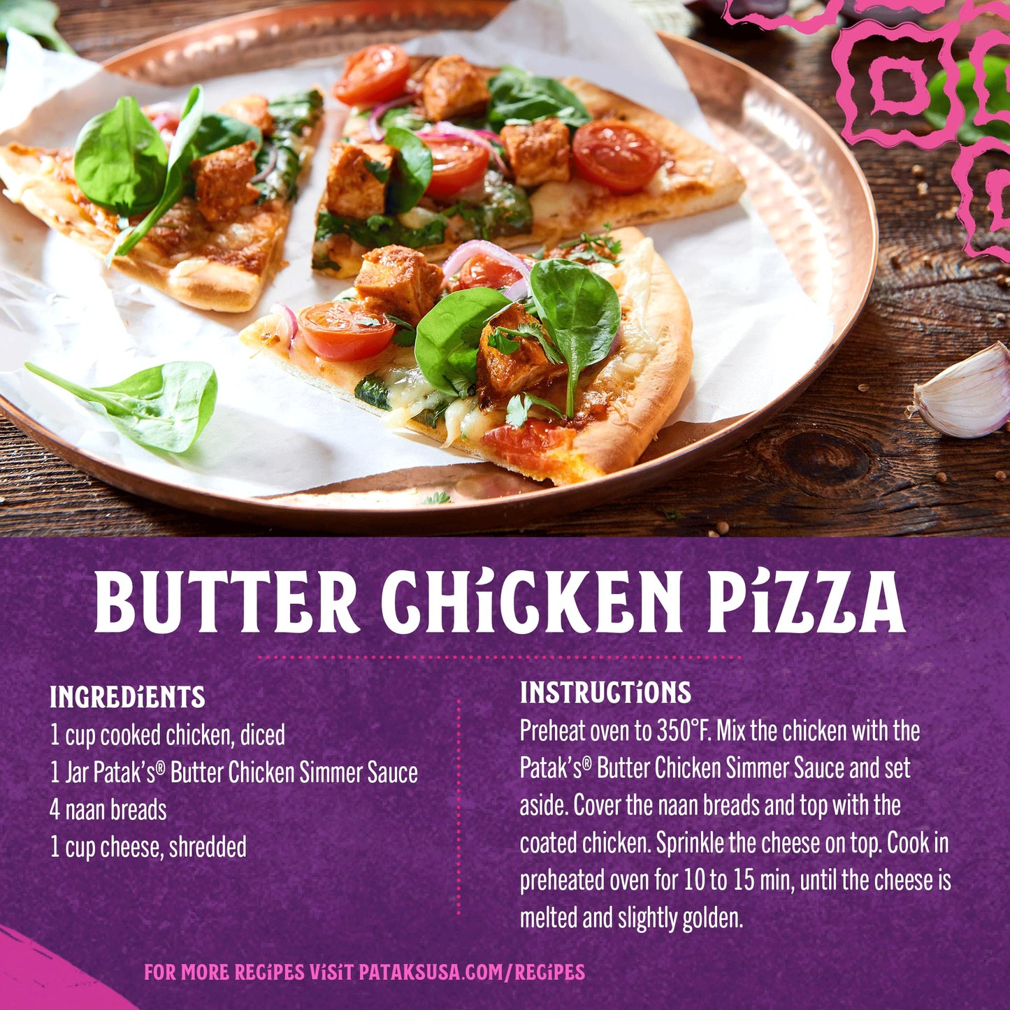Patak’s Butter Chicken Simmer Sauce - Mild & Creamy Curry Sauce with Tomatoes & Spices - Gluten-Free & Vegetarian Authentic Indian Sauce - Perfect