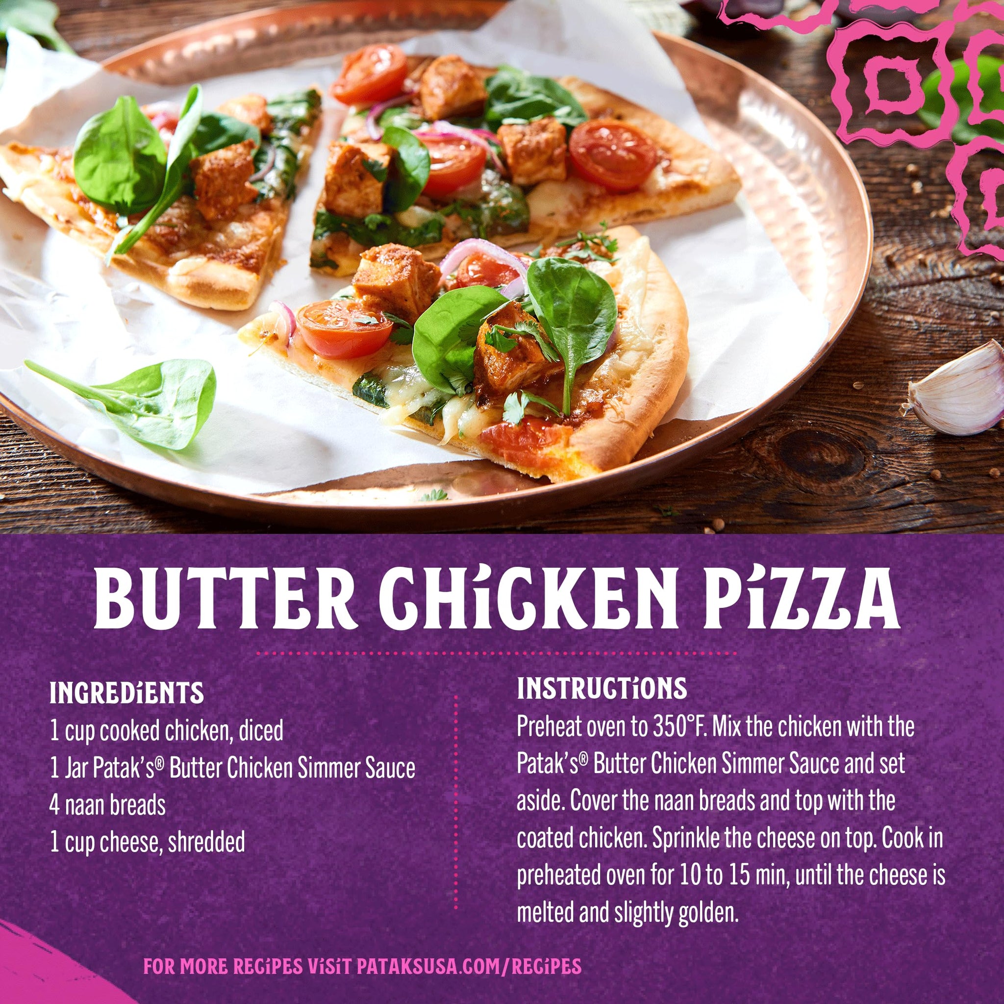 Patak’s Butter Chicken Simmer Sauce - Mild & Creamy Curry Sauce with Tomatoes & Spices - Gluten-Free & Vegetarian Authentic Indian Sauce - Perfect