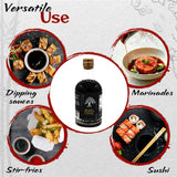 HAKU Black Truffle Tamari Naturally Brewed Aged 2 Years, 12.68 Oz (375 ml) - Traditional Gourmet Dipping Sauce & Marinade for Sushi, Meat, Rice, Stir