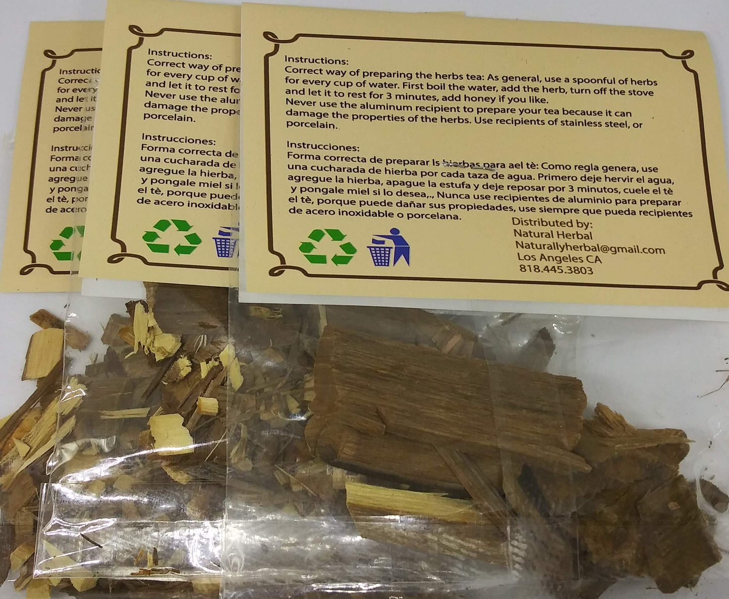 Palo Azul Hierba/Tea(14 G.)3-PACK
