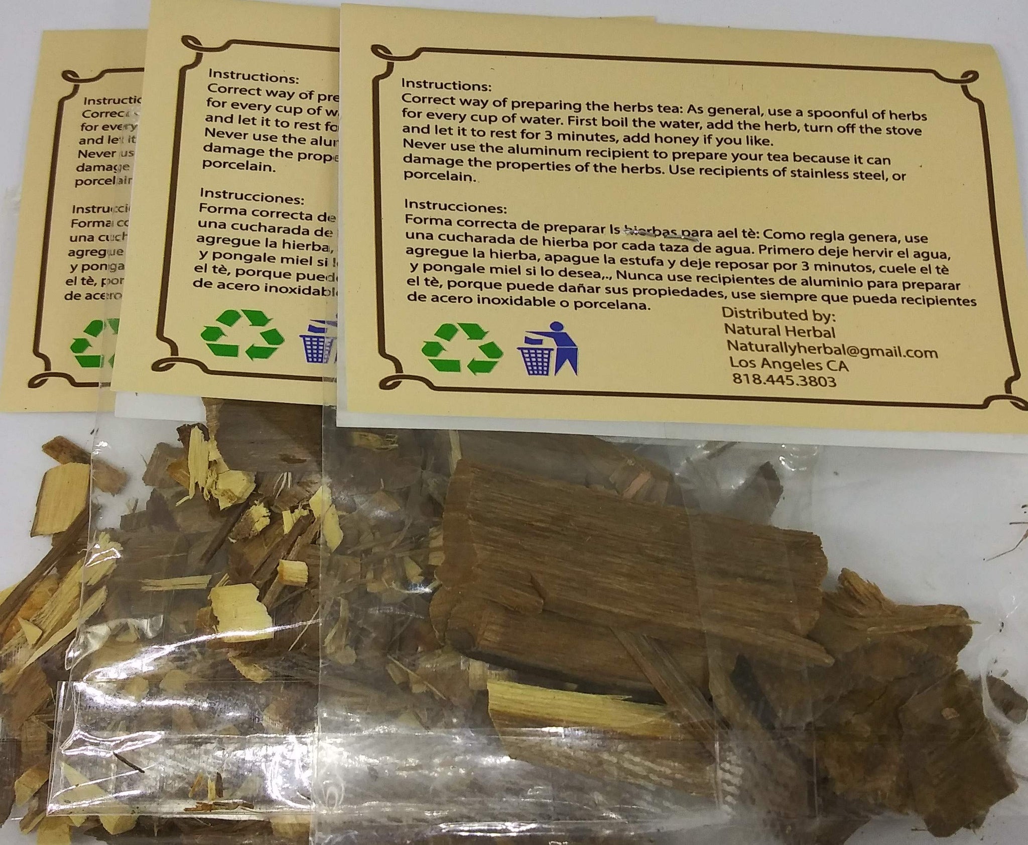 Palo Azul Hierba/Tea(14 G.)3-PACK