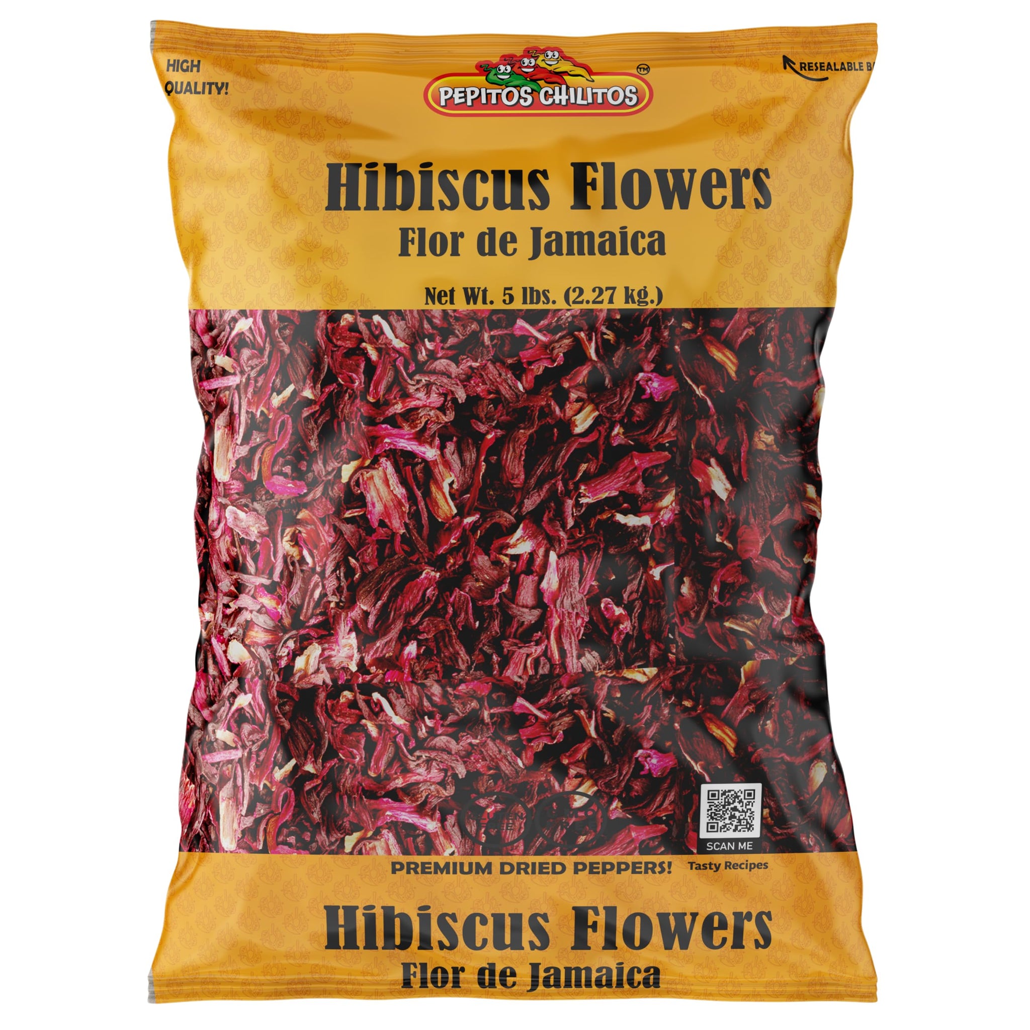 PEPITOS CHILITOS/Hibiscus flowers - Jamaica 5lb