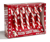 Archie McPhee Bacon Candy Canes, 3.8 Ounce, 6 Pack